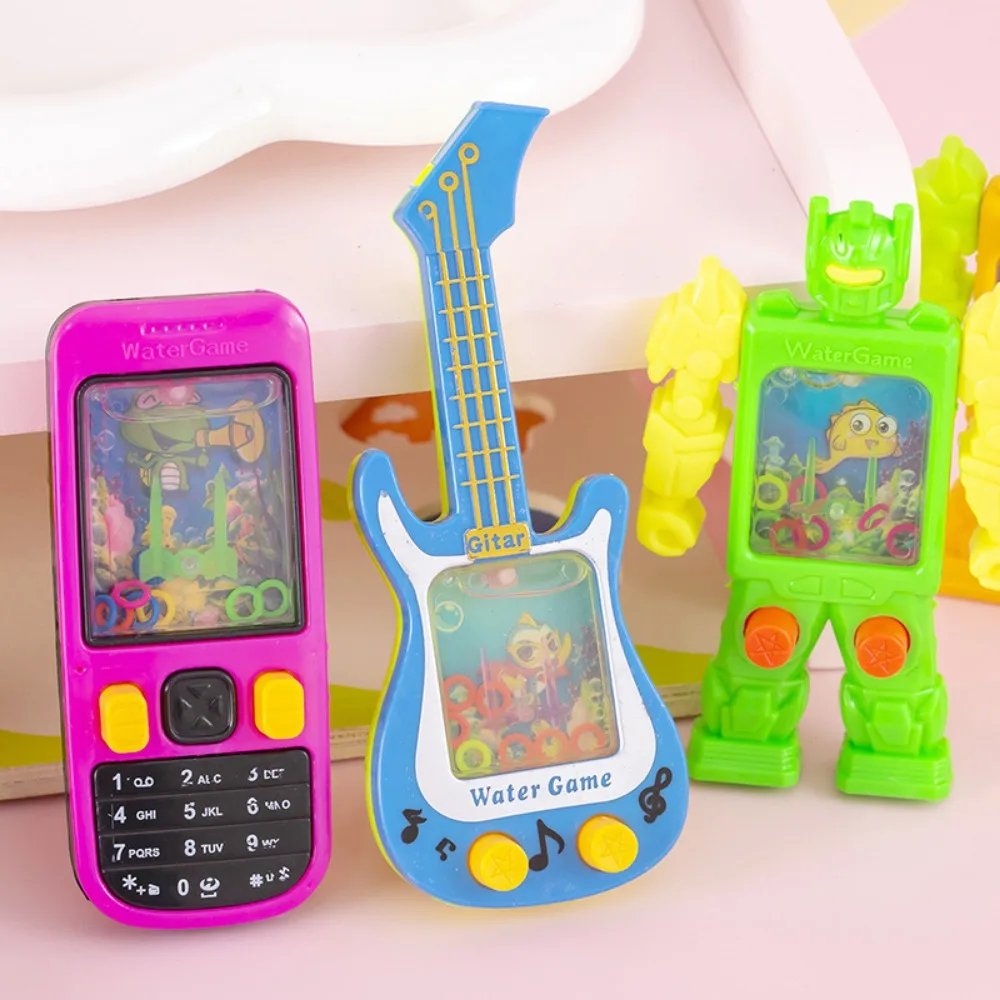 Children Toys Water Machine Ring Handheld Game Console 6 Pcs