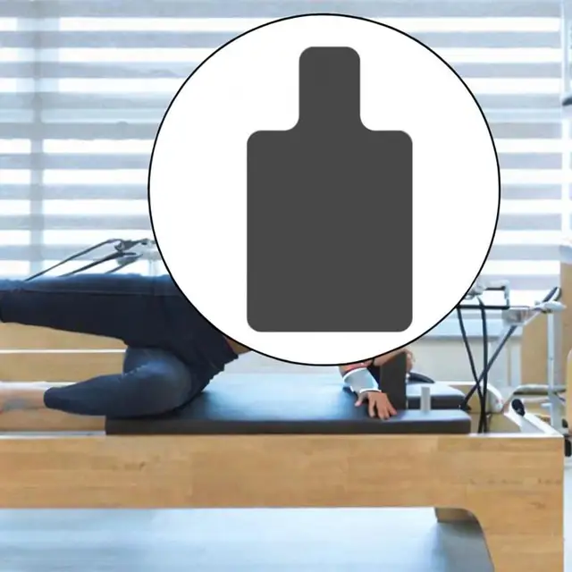 Pilates Reformer Mat Cover Soft Thick 1mm Portable Lightweight Pilates Pad PU Rubber for Fitness Exercise Workout Training 4