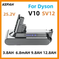 25.2v For Dyson V10 Replacement Battery 25.2V 12800mAh  SV12 V Absolute V10 Fluffy Cyclone V10 Battery Vacuum Cleaner 1