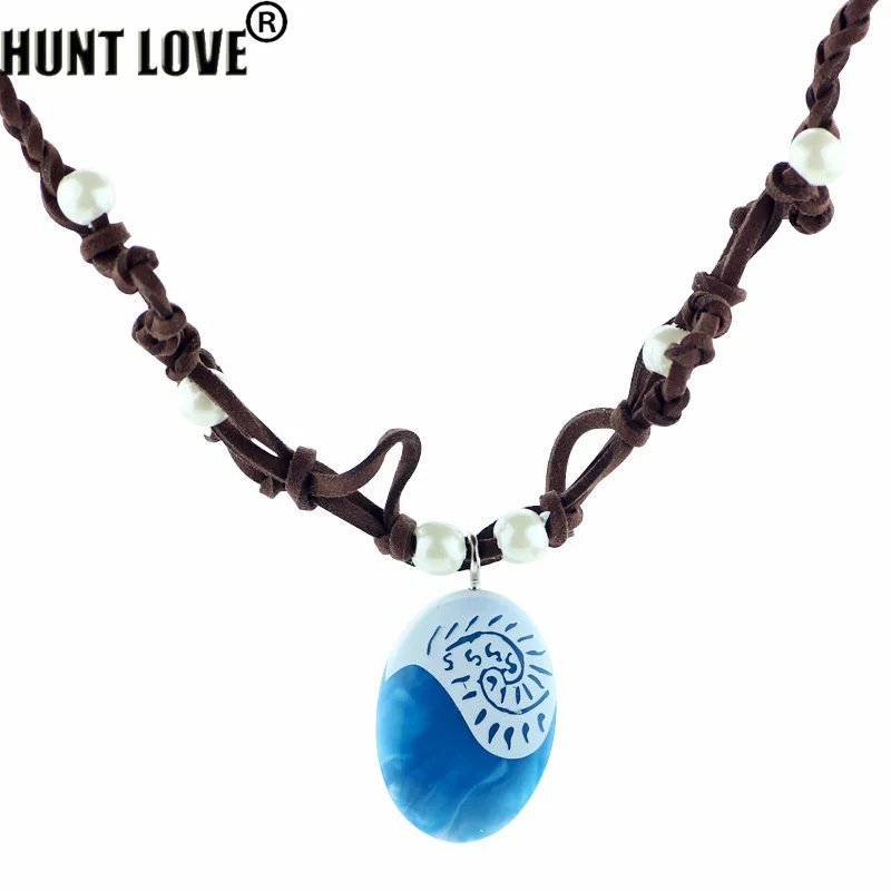 Vaiana Pendant Necklace Cosplay Moana Princess Movie Anime Figures