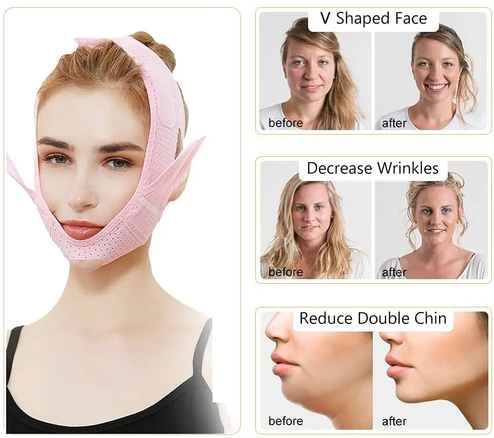 Double Chin Reducer Face Slimming Strap V Line Lifting Facebelt Chin