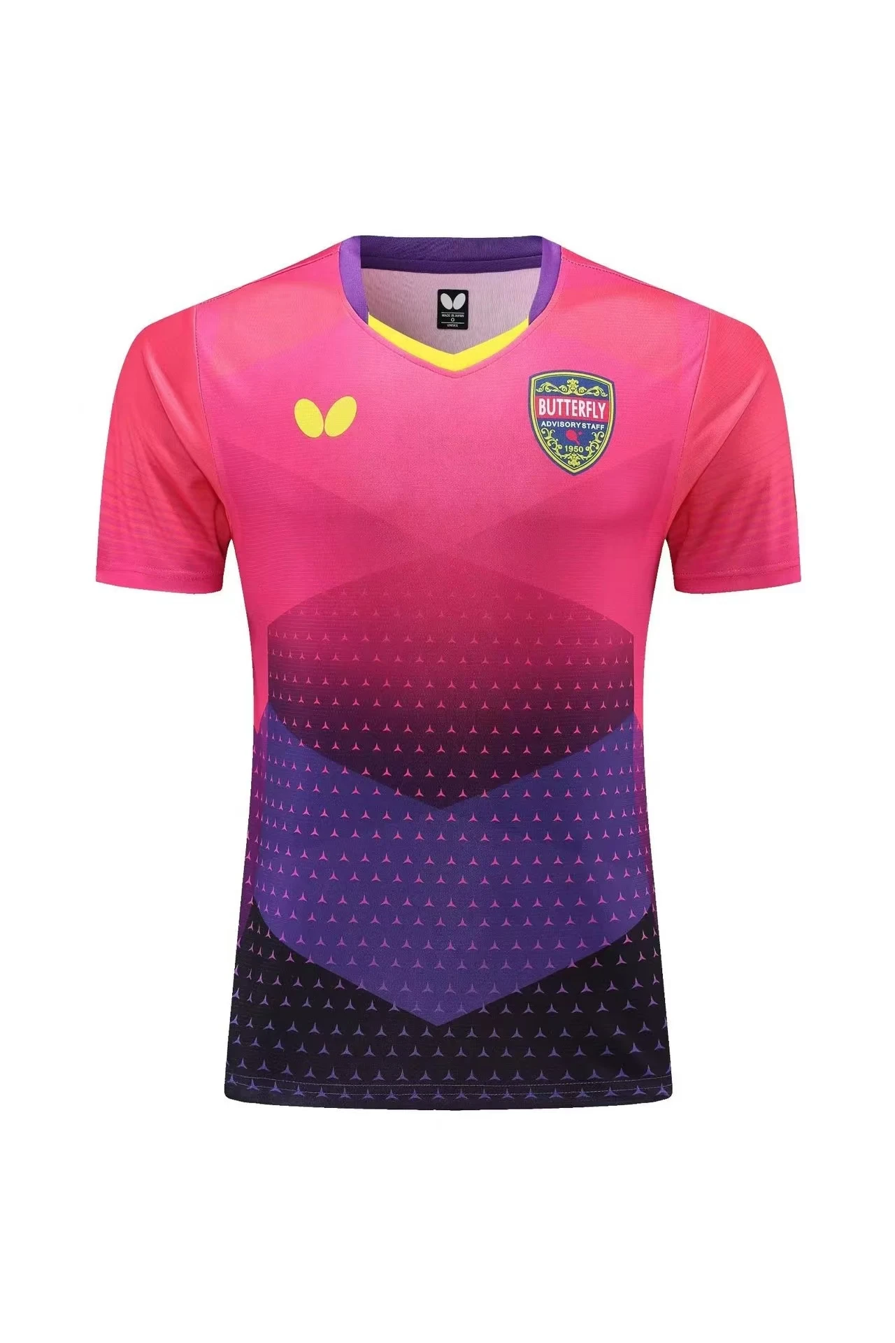 Custom men's and women's table tennis T-shirt badminton clothes quick dry breathable absorption of sweat can be printed LOGO