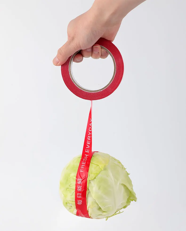 12mm Plastic Bag Neck Sealer Tape Cheap And Convenient Suitable For Sealing The Bag In Supermarket Vegetable Stores Diary Stores 5