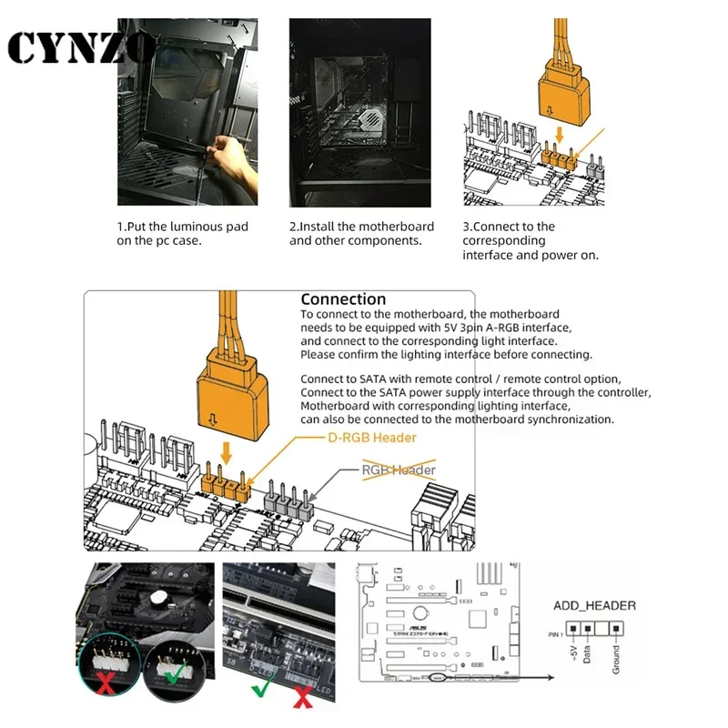 ATX Motherboard Backplate MATX ITX M/B IO Backlight Pad MOD Main Board Lighting Frame 5V ARGB AURA SYNC
