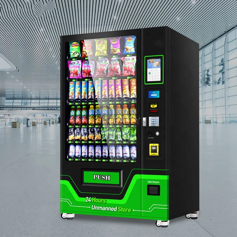 2024 Hot Selling Touch Screen Snacks and Beverages Vending Machine with Refrigeration 24 Hours Unmanned Food Vending Machine unmanned rov vessel auv brushless underwater electric submersible small dc motor with propeller