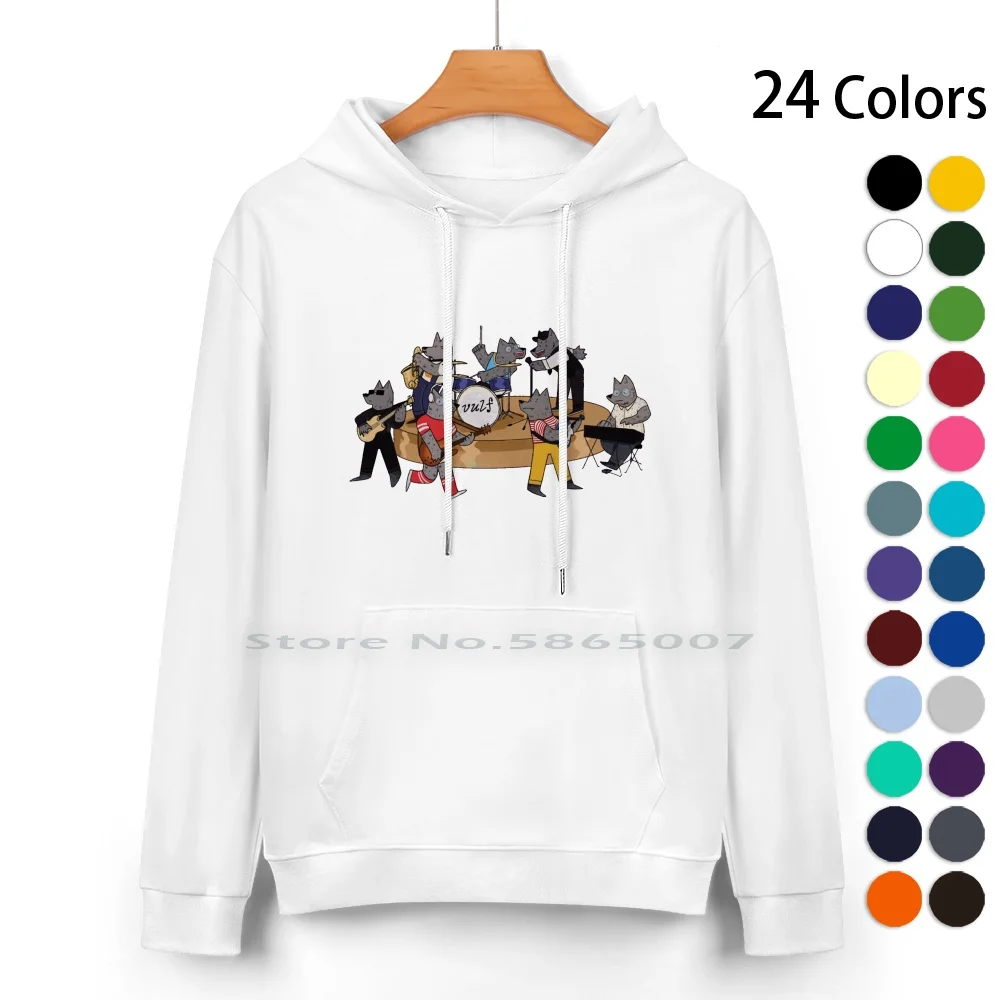 Animal Spirits Felpa Con Cappuccio In Puro Cotone Maglione 24 Colori Vulfpeck Joe Dart Ota Katzman Joe Dosik Antwaun Stanley Woody Goss Jack