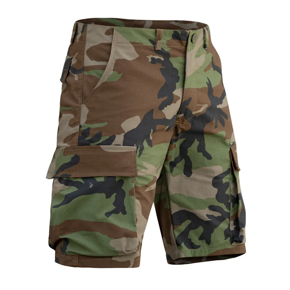 Outdoor Camouflage Military Shorts Street Hip-hop Trend Cargo