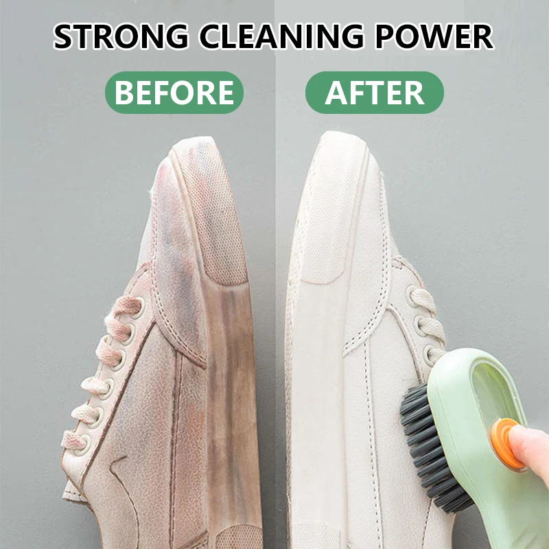 Shoe Brush Multifunctional Cleaning Soft-bristled Liquid Clothes Clothing Board 1/2Pcs