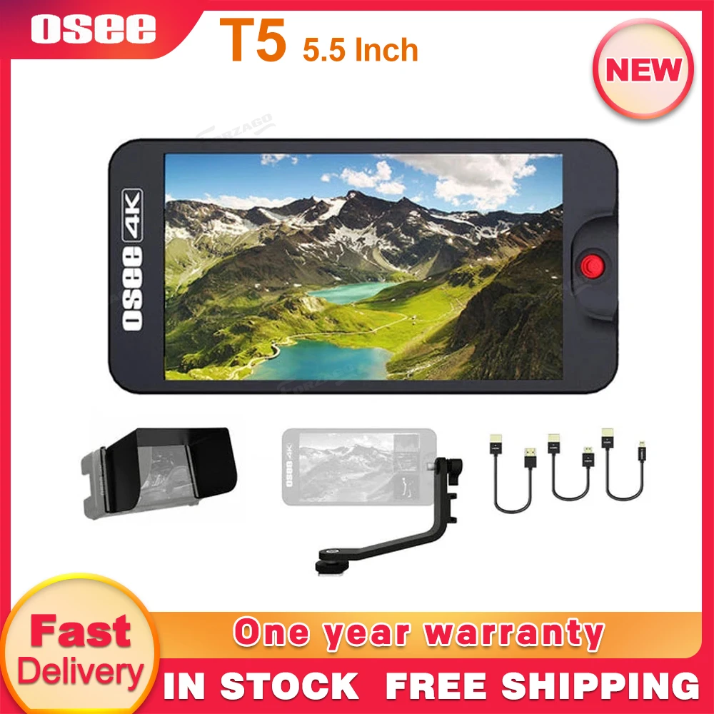Osee T5 5.5 Inch Dslr Camera Monitor Kit 3d Lut1920x1080 Ips Fhd 4k