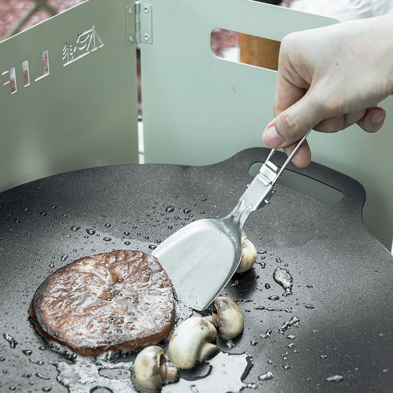 304 Stainless Steel Outdoor Portable Folding Kitchenware 4