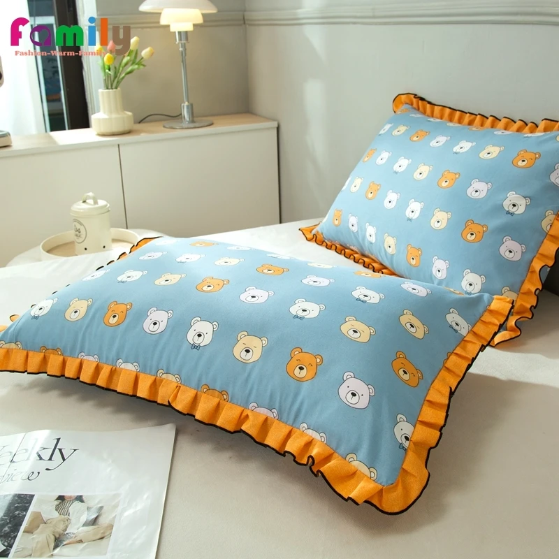 

Pillow Cover Bedroom Pillowcase Bed Bedding Pillow Covers Adult Flowers Home Decor Cushions Covers Size 48x74cm / 19x29Inch 1pc