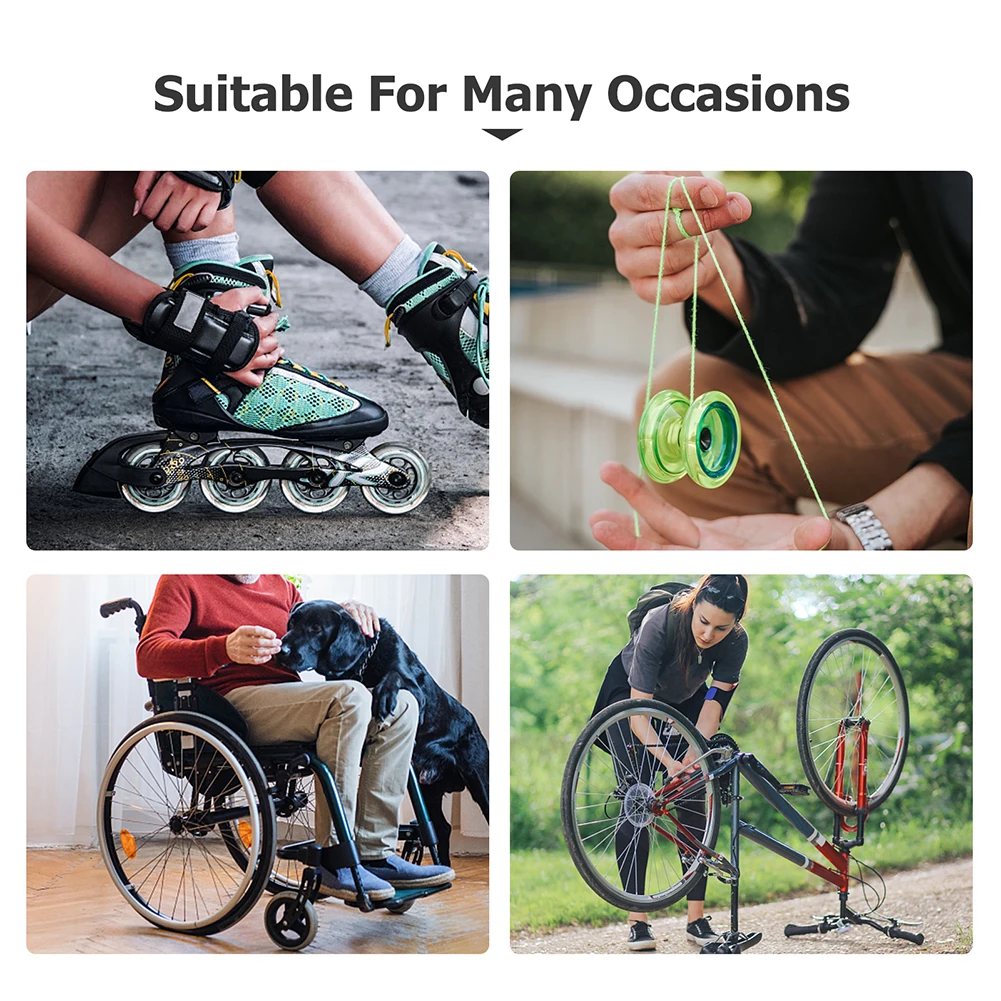 10pcs Inline Roller Skate Bearing 3x10x4mm 623zz Miniature Ball Bearings Carbon Steel Precision Bearing Deep Groove for Scooter