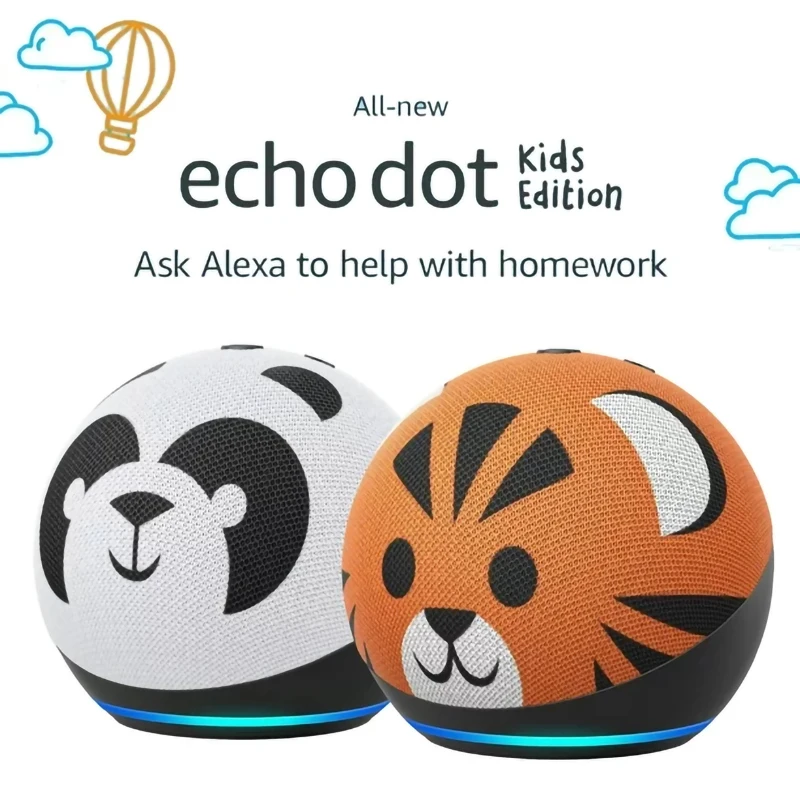 

Echo Dot (4th Gen) Kids Smart Speaker Alexa Voice Assistant Designed for kids, with parental controls