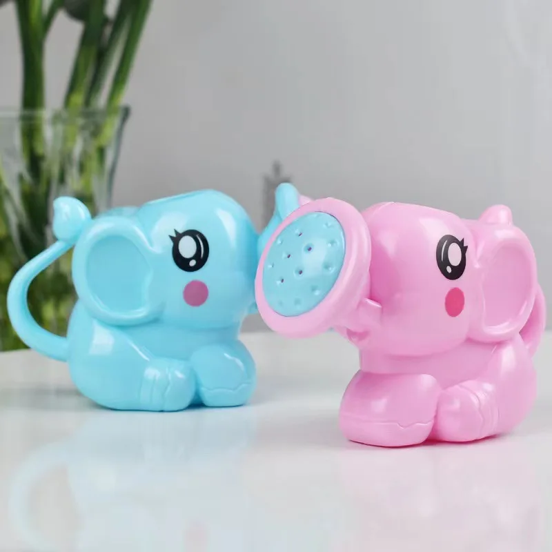 Cute Elephant Baby Watering Pot Bath Toy Cartoon Plastic Bathroom Shower Tool Baby Bath Toy for Children Summer Bath Sprinkler 5