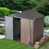 6'x 4 'tool Storage Shed Metal Shed Outdoor Storage and Organization Lockable Shed and Outdoor Storage Space 2