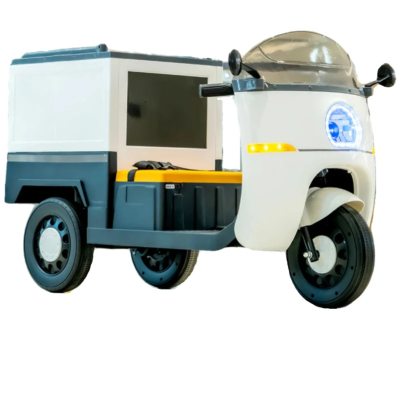

children's electric three-wheeled motorcycle, male and female baby express toy trolley