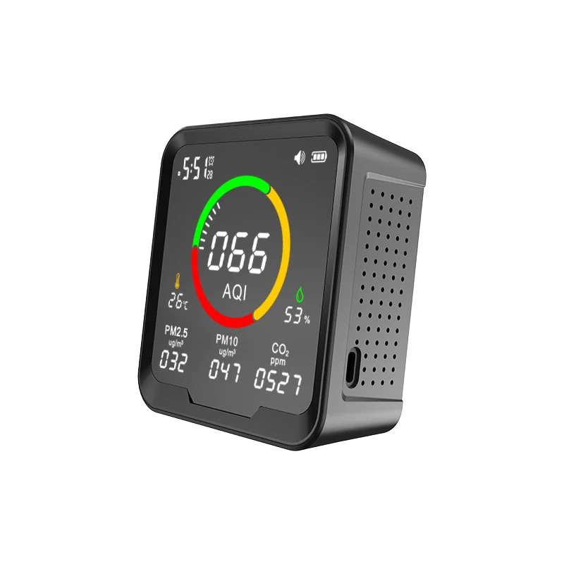 

LED display Portable Dust Sensor Laser pm2.5 in door Formaldehyde Detector Air Quality Tester Gas Analyzers