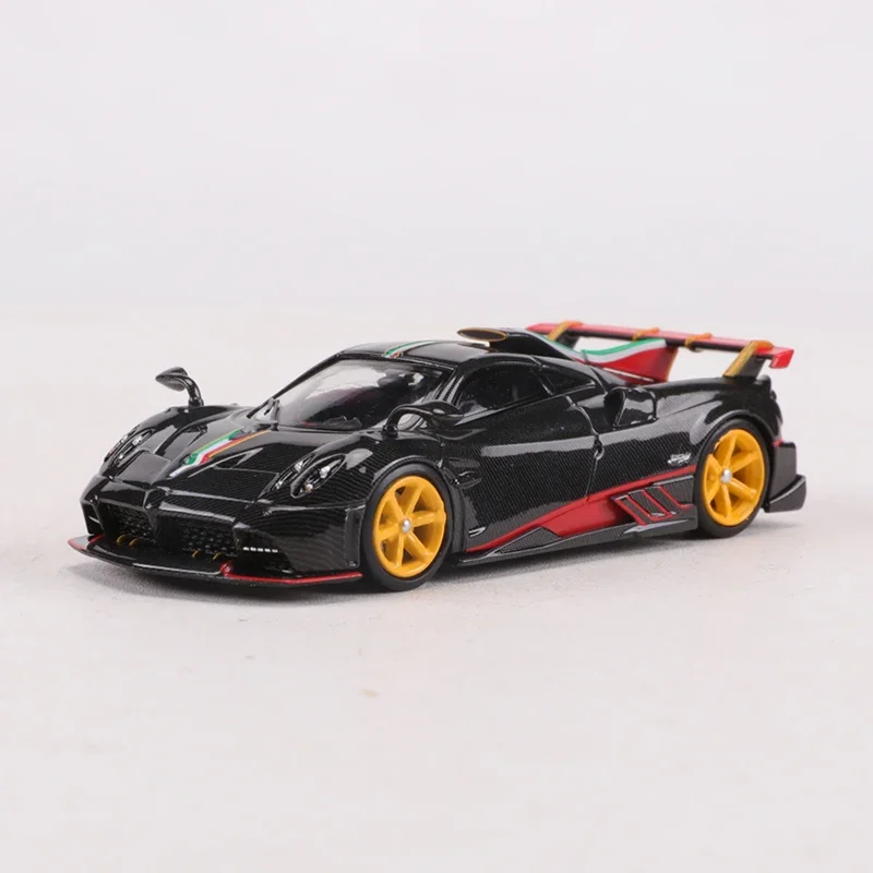 

HKM 1:64 Pagani Imola Alloy Model Car Toy Collectibles Black Carbon