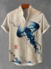 118790-d25974.jpg Short Sleeves Hawaiian Shirt Ultimate Breezy Octopus-Print Linen-Like