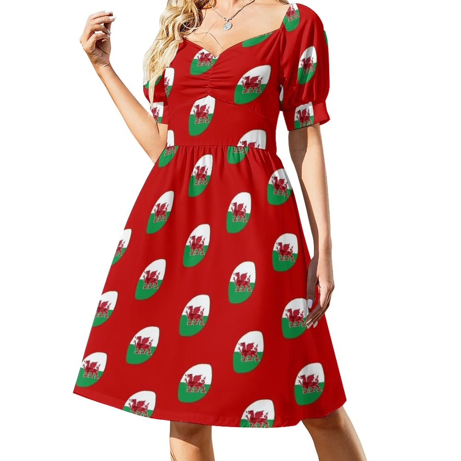

Rugby Wales Sleeveless Dress Women's summer suit summer clothes summer dresses ladies 2024 dresses for prom
