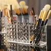 Clear Acrylic Makeup Brush Holder Desk Cosmetic Organiser Lipstick Storage LipstickStorage Holder Stand Diamond Makeup tools 5