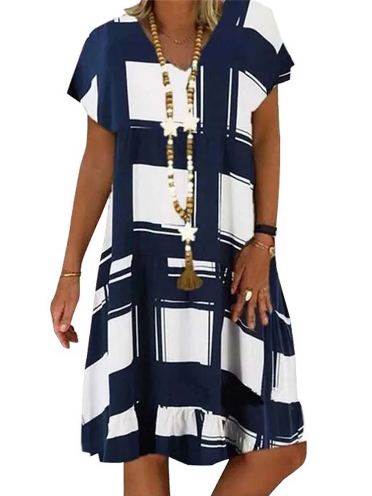 Vestido Mini De Manga Corta De Massimo Dutti Colección Primavera Verano