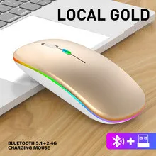 digital mouse Wireless Mouse Bluetooth Charging Light 4 Button Mouse Rechargeable Mouse Wireless Computer Silent LED Ergonomic Gaming  Mouse best pc mouse Mice