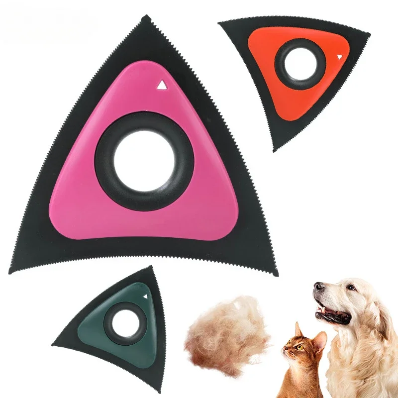 Mini Pet Hair Remover for Car Bed Couch Carpet Detailing Scraper Fur Removal Cleaning Device Dogs Cats Hair Brush Tool Protable