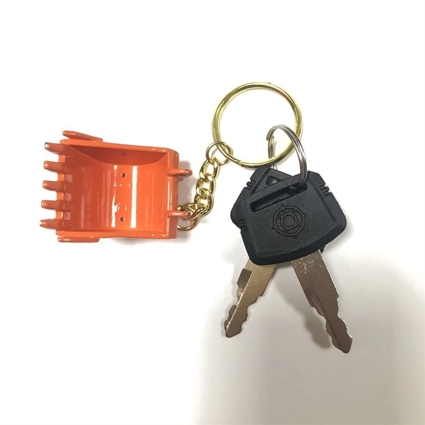 2PCS Old Type H800 Key with Bucket Key Chain for Hitachi Excavator Heavy  Equipment Keychain - AliExpress