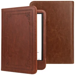 Retro Handheld Smart Case with Stand - Paperwhite 12th 2024 (Brown)