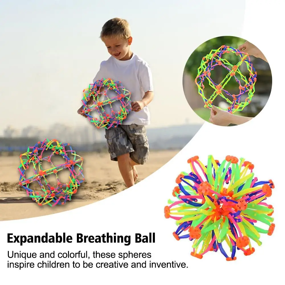 

Children's Magic Telescopic Ball Outdoor Flower Ball Stretching Parent-child Toy Throwing Flower Kick-off Interactive Ball N6n2
