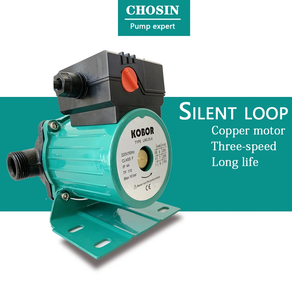 Bomba de Circulação de Água Quente de Aquecimento Doméstico para Aquecer o Condicionador de ar da Caldeira de Aquecimento Central Ultra-silencioso 100w 250w 320w