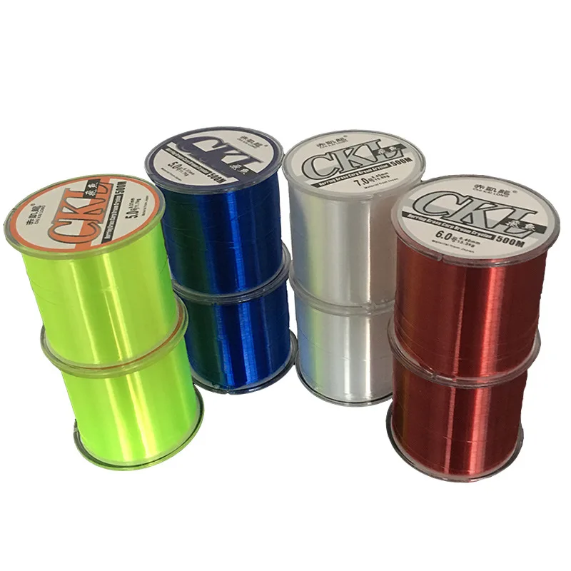 

Fishing Line Nylon Wire Invisible Line 500M 4 Colors Fishing Accessories Sea Fly Fishing Line Super Strong Fishing Line