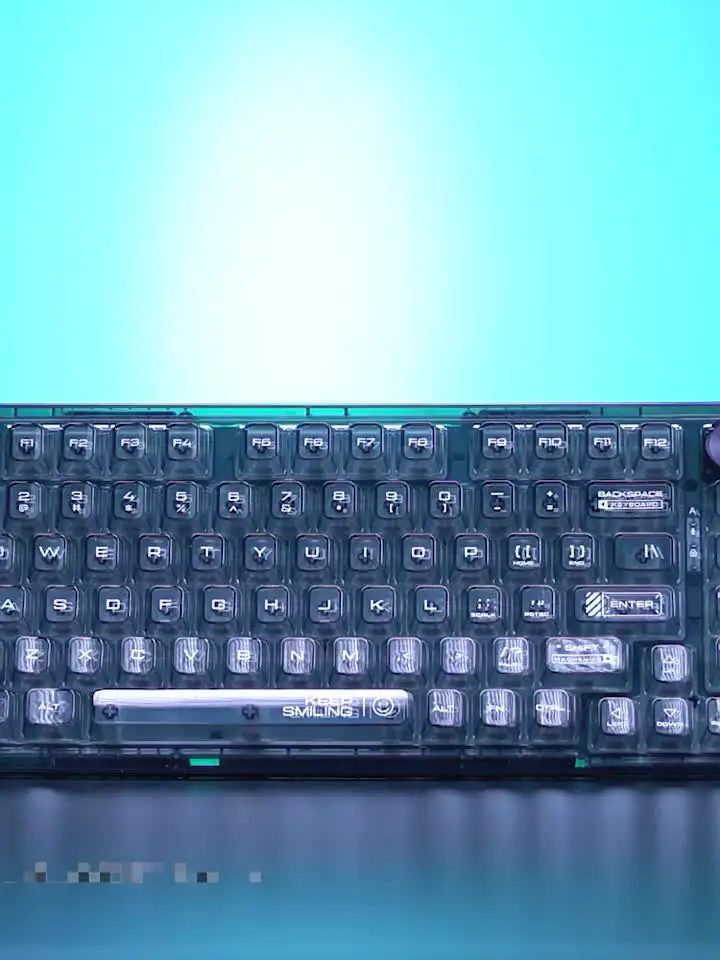 AULA K500f E-Sport Game Трехрежимная беспроводная механическая клавиатура Прозрачная для