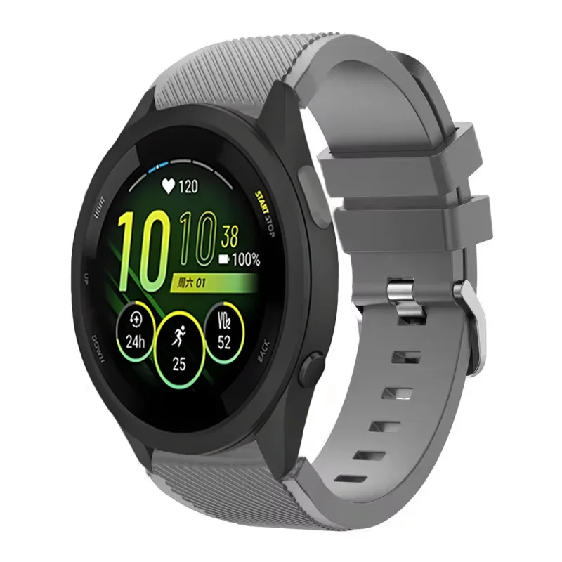 Sturdy Silicone Sport Strap - Versatile and Comfortable Bracelet Band