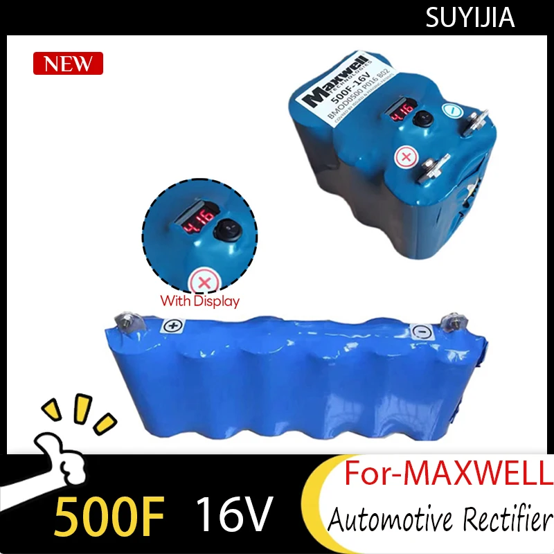 

2.7V Audio Capacitor Cars Regulator Power Supply 3000F for-MG Maxwell 16V 500F for-Super Farah Capacitor Cars Rectifier Display