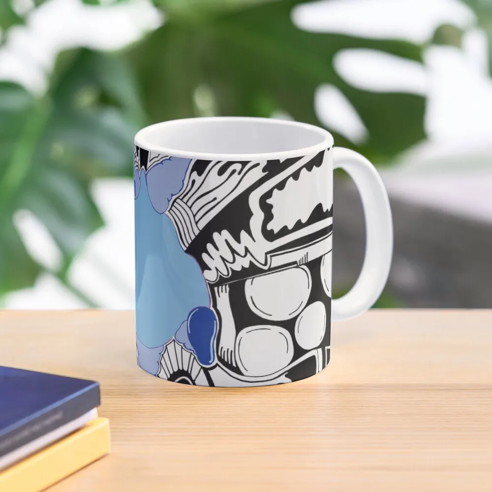 

Blue genie graphic Coffee Mug Personalized Gifts Cups For Cafe Mug