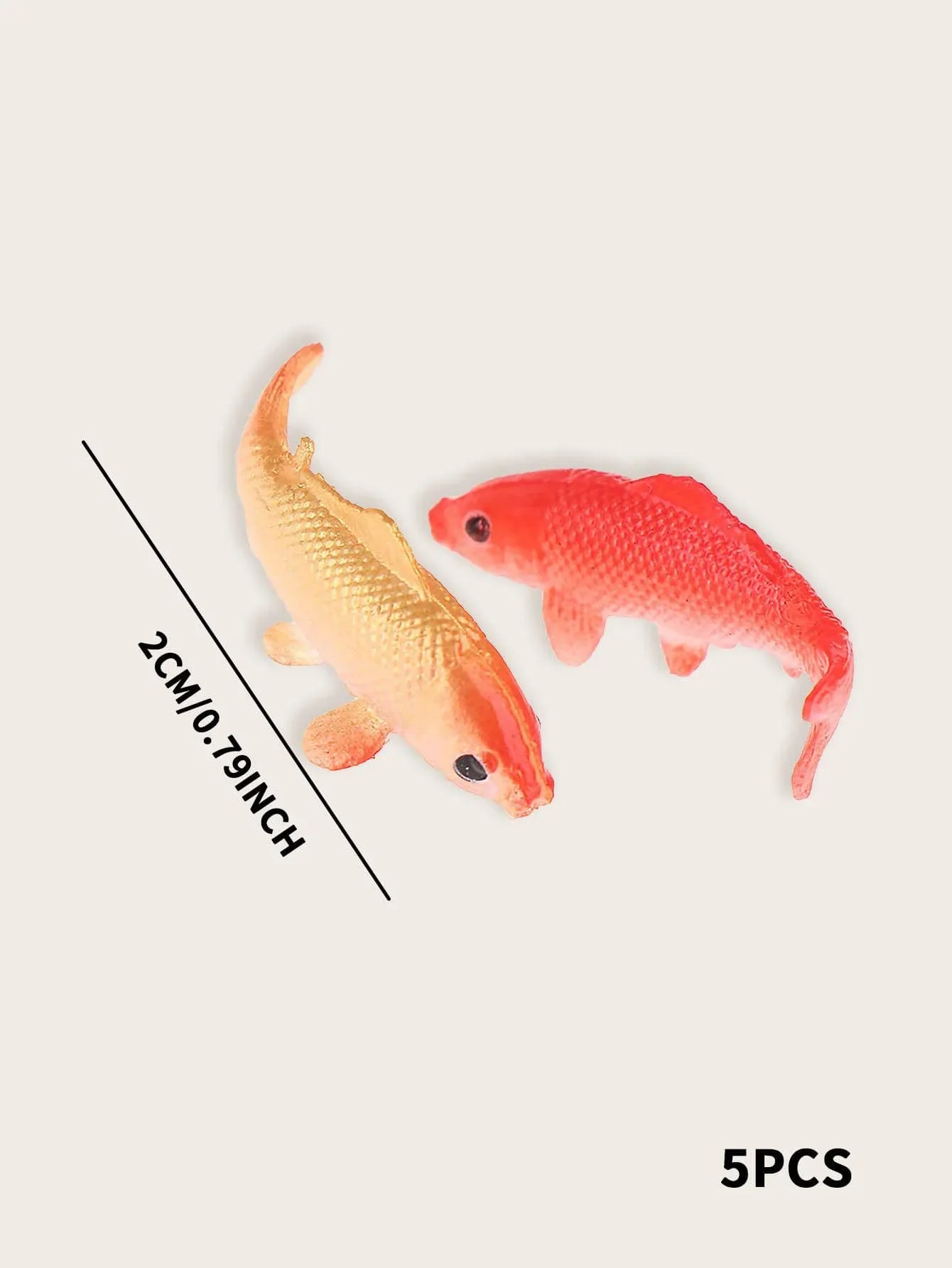 5pcs - Mini Koi Glass Fish Tank Aquarium Home Decoration DlY Decoration