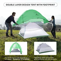 Naturehike Cloud Up 2 Person Camping Tent Waterproof Easy Build Ultralight Beach Tent Outdoor Hiking Backpacking Shelter Tents 2