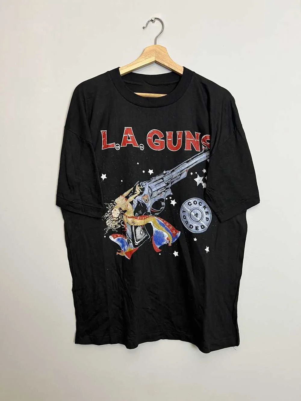

L.A. Guns Cocked And Loaded Rock Short-Sleeve Unisex T-Shirt Cotton CS310