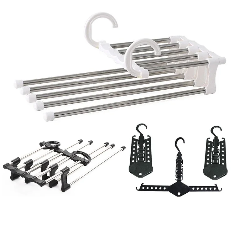 

Складная вешалка для одежды, органайзер для хранения одежды, брюк, галстуков, шарфов, шальников, компактный шкаф