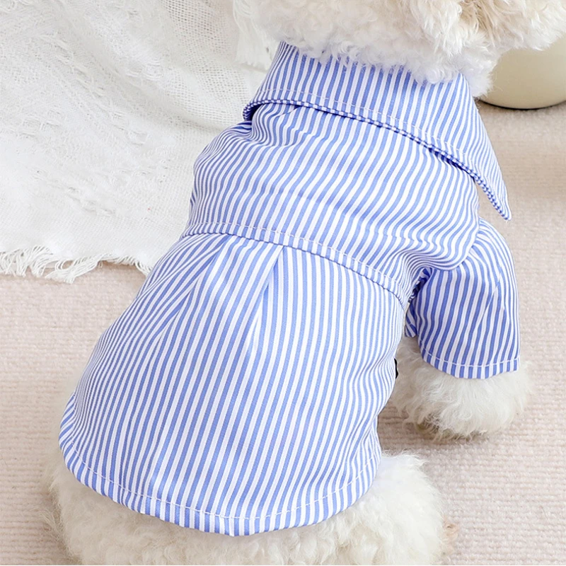 Striped Bowknot Shirt 6