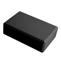 Fitness Yoga Foam Block for Pilates and Body Shaping (Black)