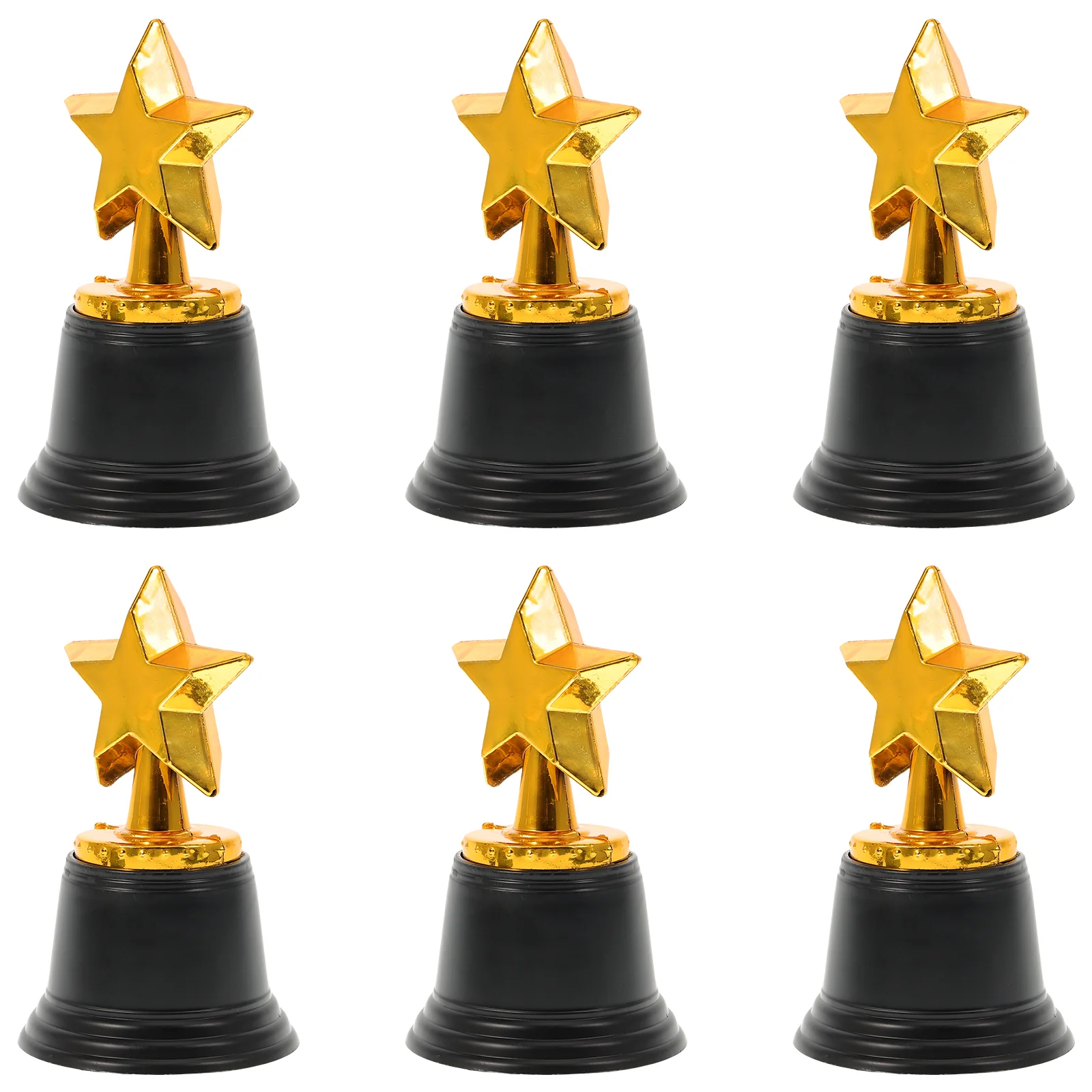 

Toyvian Christmas Gifts Mini Star Award Trophy Pack 12 Bulk Gold Trophies Kids Party Favors Competitions Ceremony Appreciation