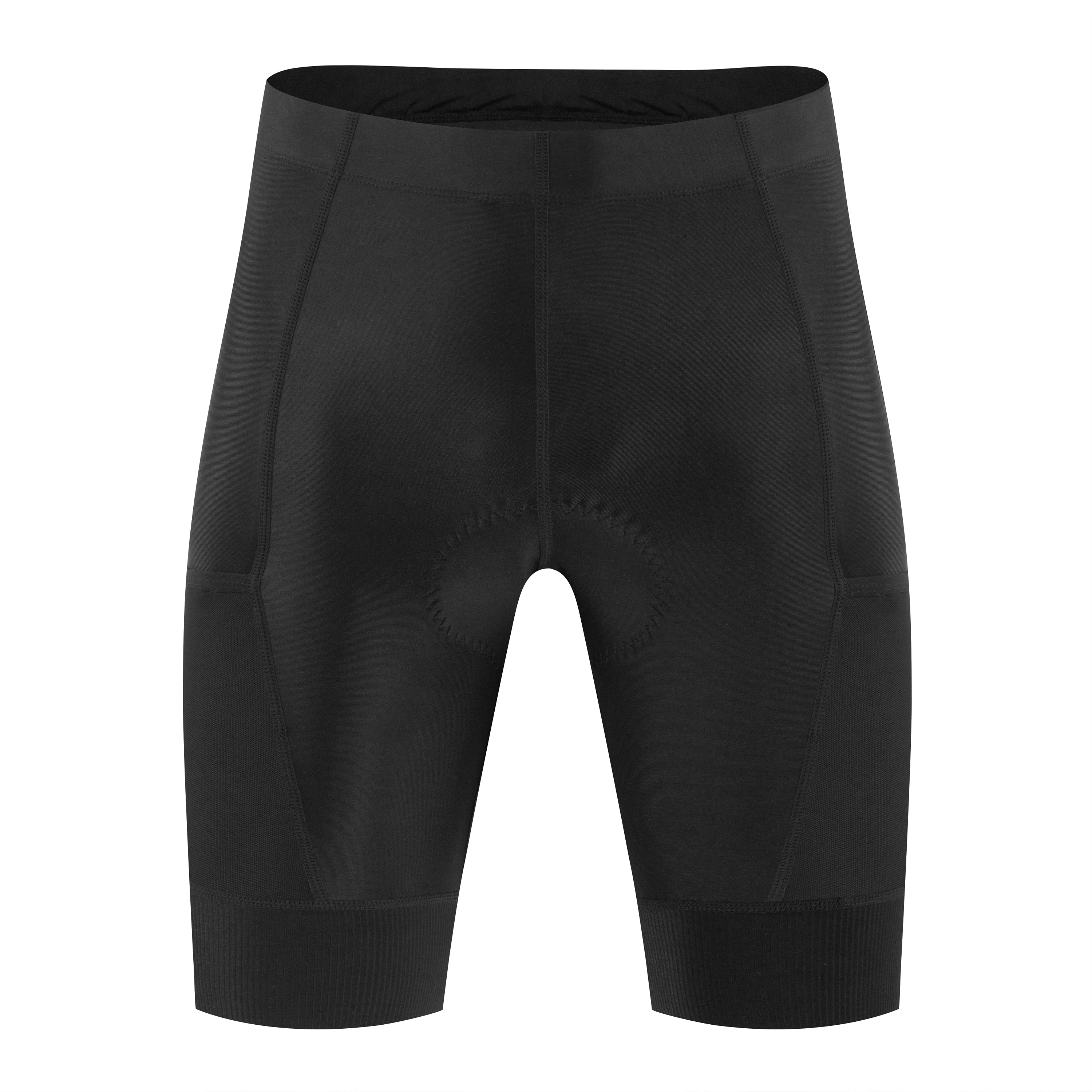 Fualrny Cycling Bib Shorts 5D Gel Pad Mountain Bike Shorts Bretelle Pockets Outdoor Breathable UPF50+ Bike Tight Bicycle Shorts