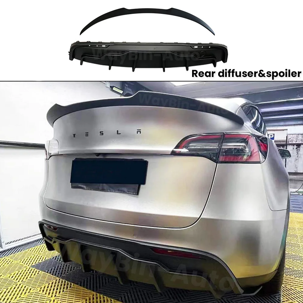 Tesla Body Kits Front Bumper Lip Side Splitter Rear Diffuser Spoiler for Tesla Model 3 Y