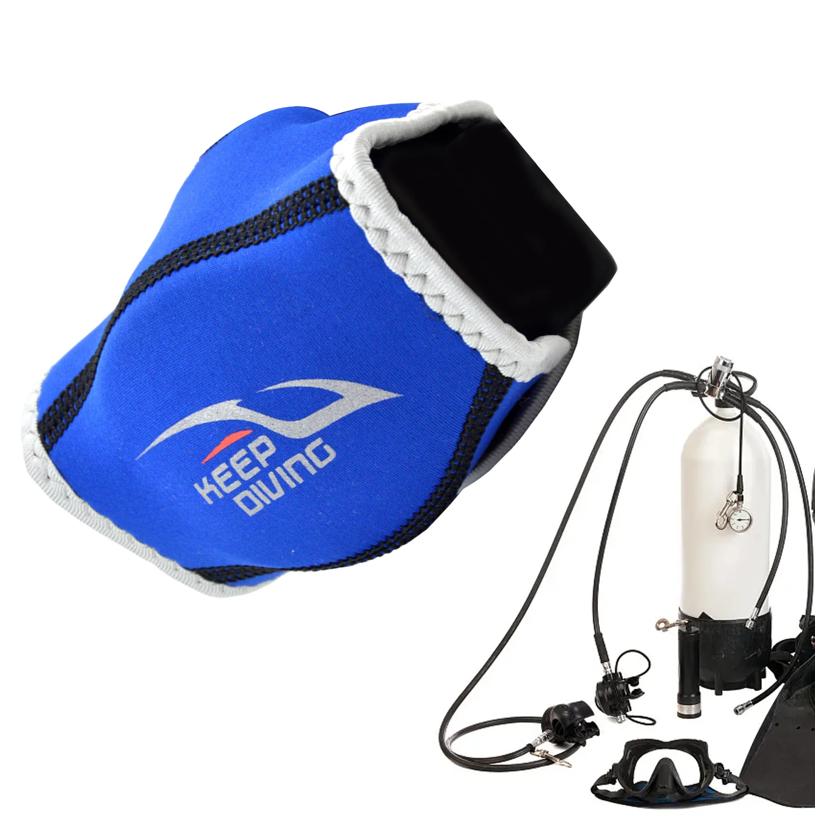 

PROTECTION 25.5 Diving 2ND Stage Protection Diving Universal Lightweight Neoprene Nylon Dustproof Stable Scuba Diving Durable
