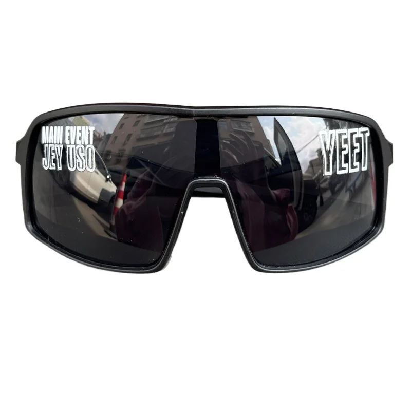 Yeet Red Shades Jey Uso Adult Sunglasses - Main Event Replica Motorcycle Style