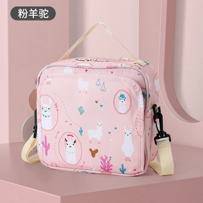 Sunveno Baby Diaper Bags Maternity Bag for Disposable Reusable Fashion Prints Wet Dry Diaper Bag Double Handle Wetbag 22x23x10CM