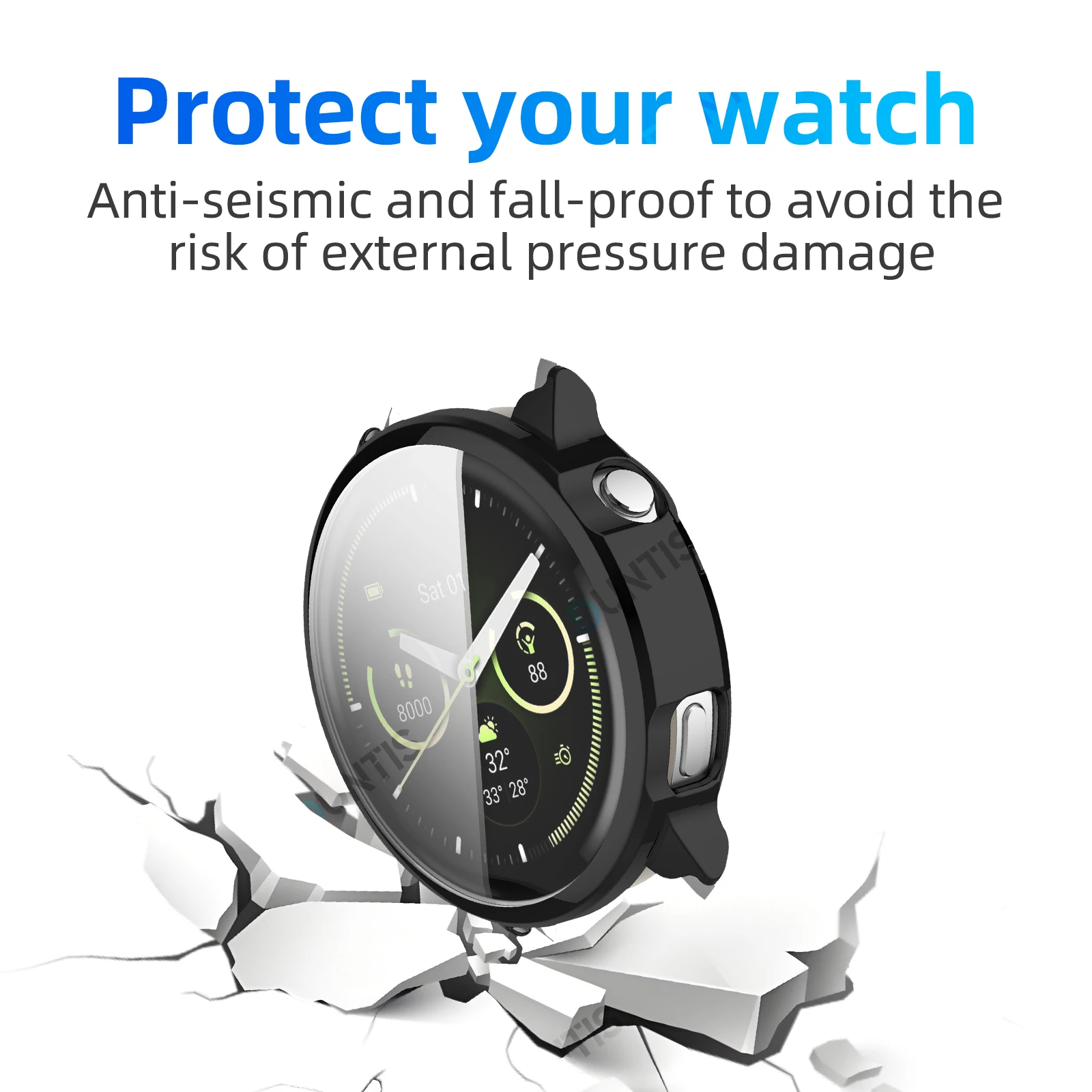 Garmin Venu 4 41MM 45MM 소프트 TPU 페이스 스크린 프로텍터 커버 Venu4 액세서리용 전방위 보호 범퍼